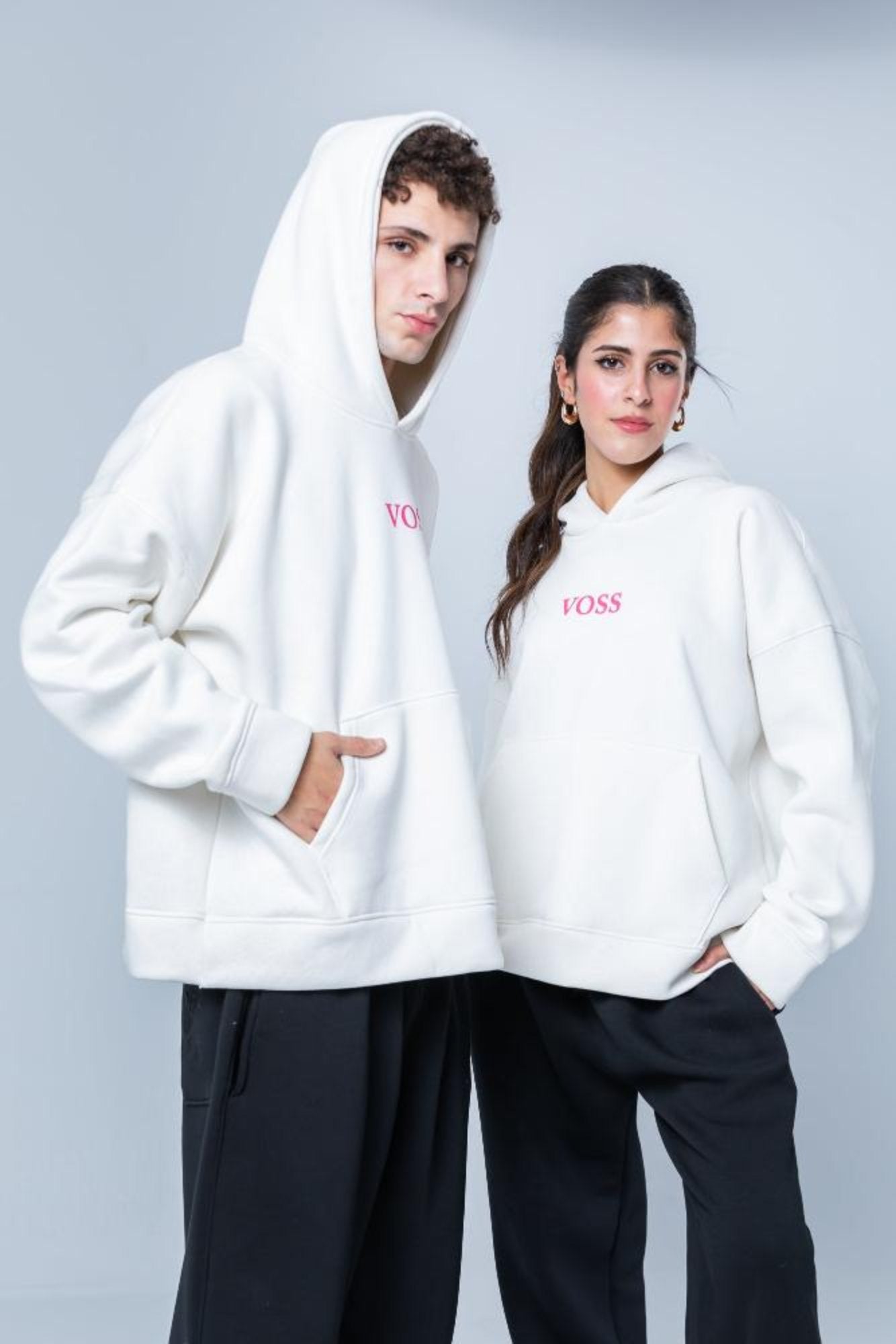 Pink Distortion Hoodie