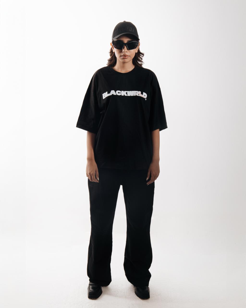 Unisex Authentic Denim - Wide Leg Dark Black