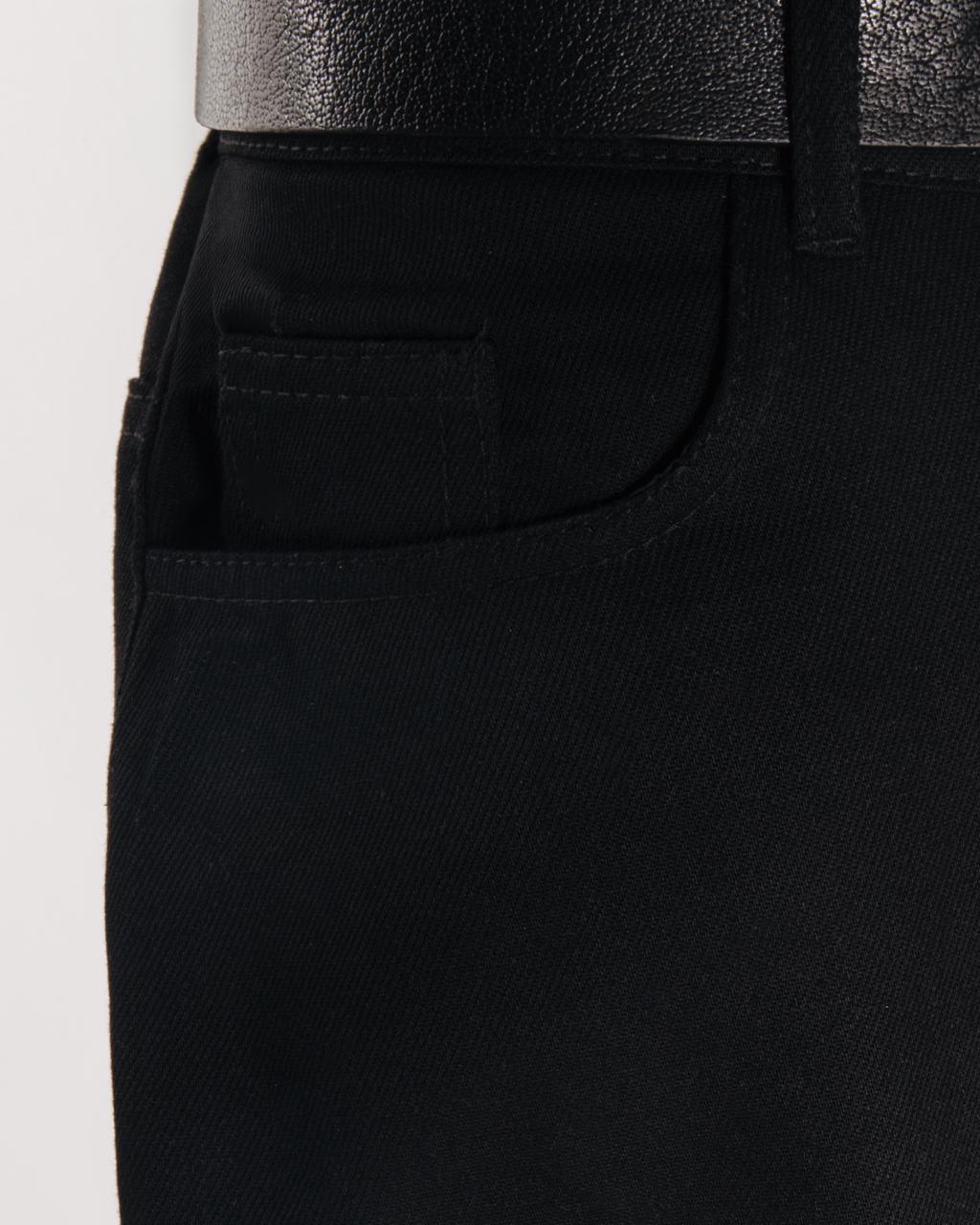 Unisex Authentic Denim - Wide Leg Dark Black