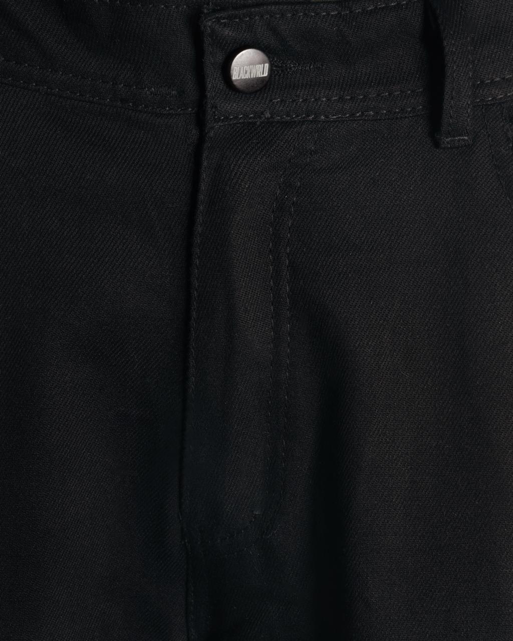 Unisex Authentic Denim - Wide Leg Dark Black