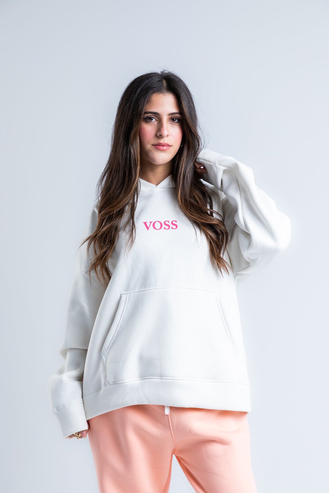 Pink Distortion Hoodie